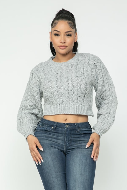 Pull en Laine Tressé