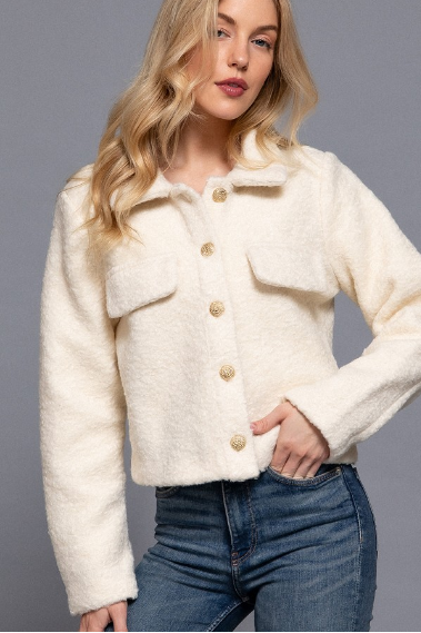 Veste polaire teddy